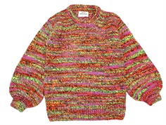 Mads Nørgaard knit Kollina multi neon orange